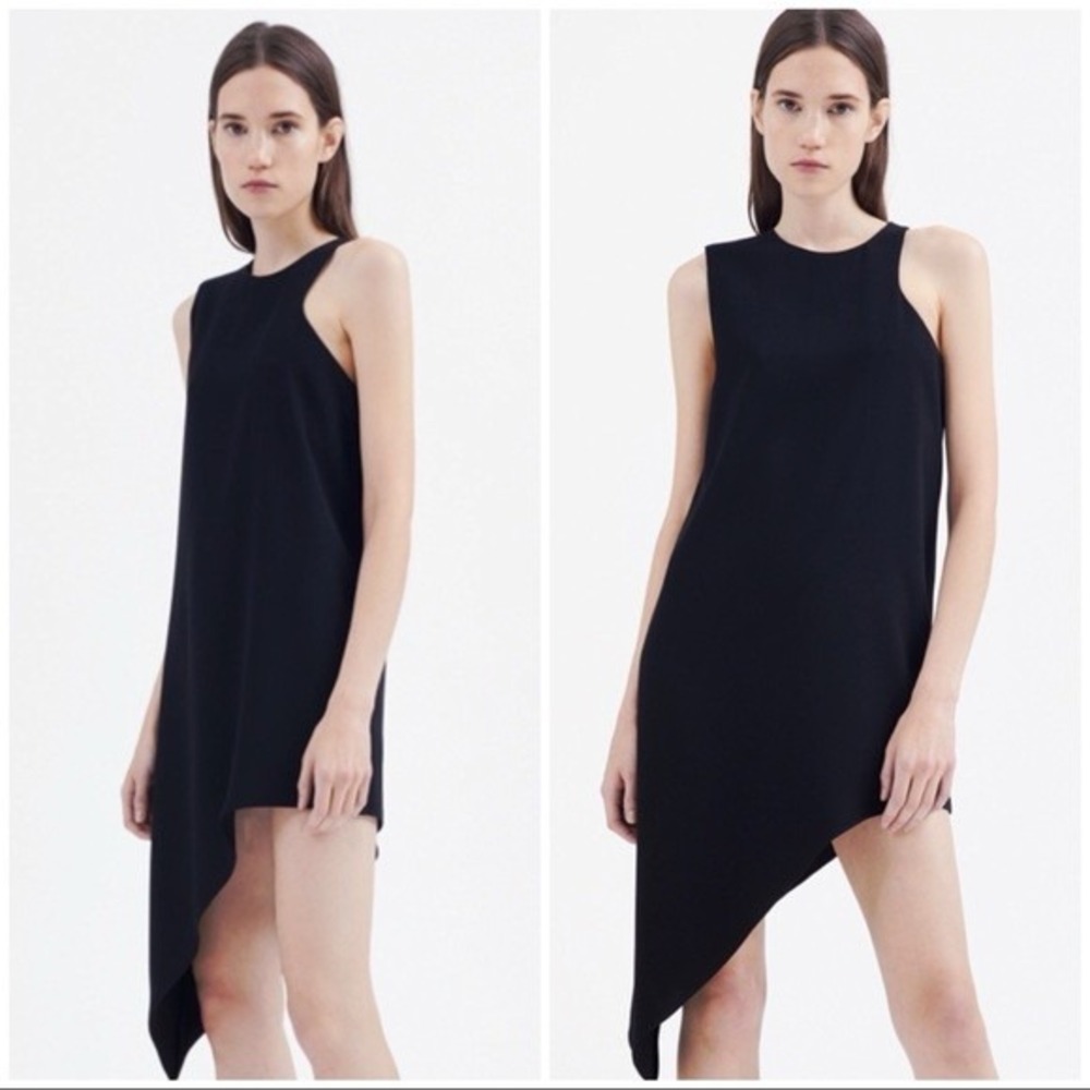 IRO‎ Away Asymmetrical Dress Black 38